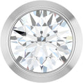 14K White Gold 1/6 CT Lab-Grown Diamond Slide Pendant