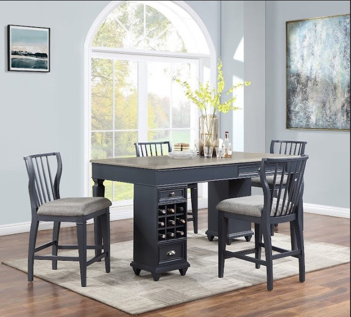2Tone Graphite Pub Chair