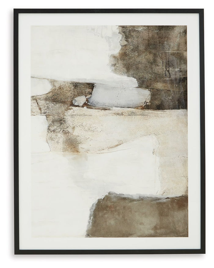 Aldricton Brown / White Wall Art