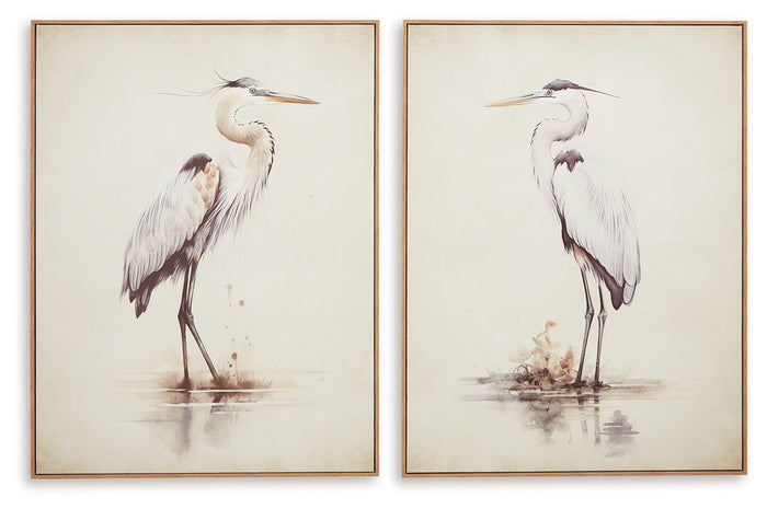 Aubinell Beige Wall Art Set