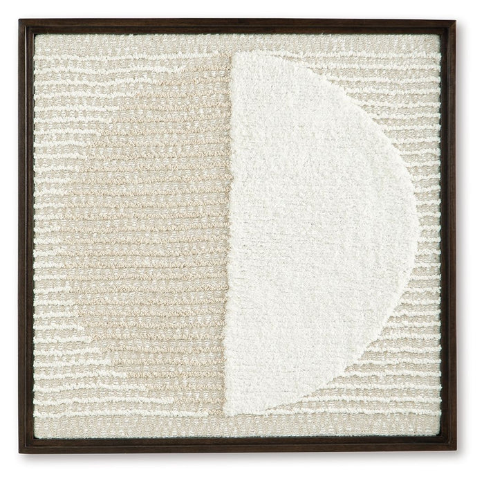 Bachard Tan / White Wall Decor