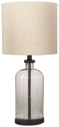Bandile Clear / Bronze Finish Glass Table Lamp