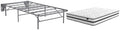 Better Gray Dark Twin Foundation 39.88" x 74" x 13.88"