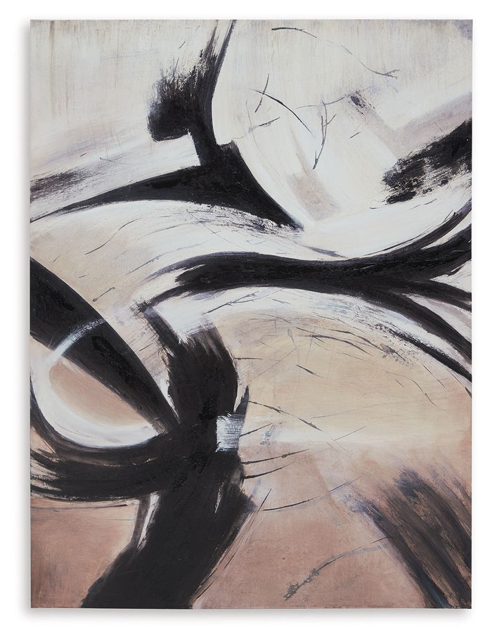 Braidage Brown / Black / White Wall Art