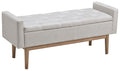 Briarson Beige / Brown Storage Bench