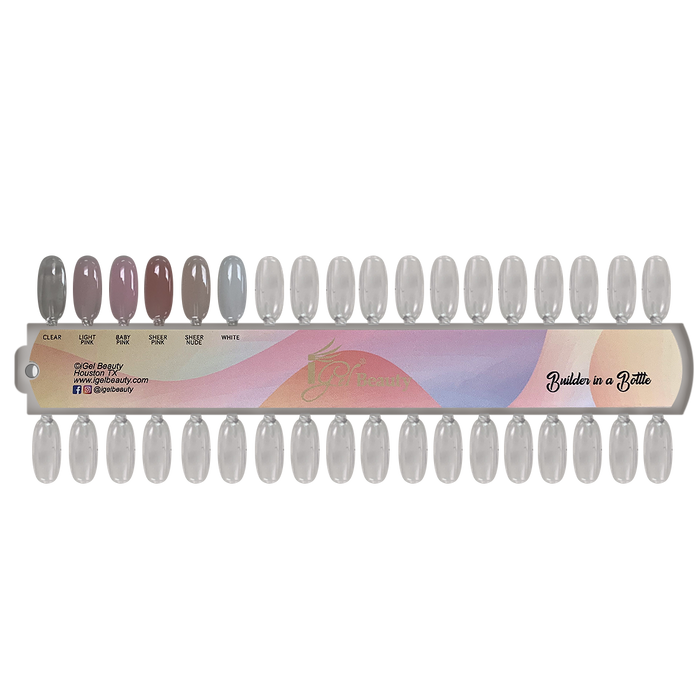 Builder in a Bottle Color Chart