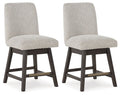 Burkhaus Upholstered Swivel Barstool