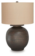 Carlenbury Antique Brown Metal Table Lamp