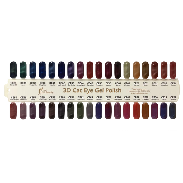 Cat Eye Color Chart