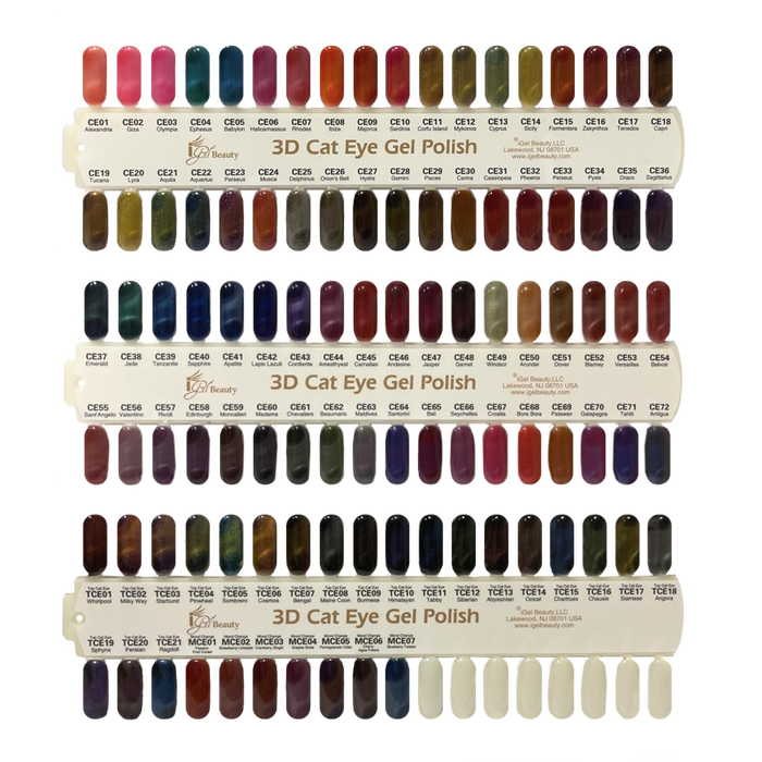 Cat Eye Color Chart