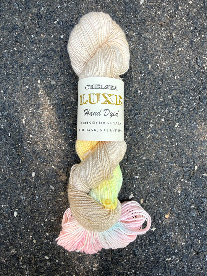 Chelsea Luxe 80/10/10 Knitting Friends are the Best Friends Sunken Treasure