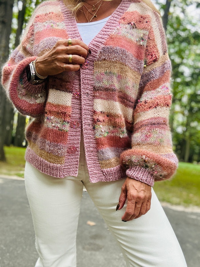 Chelsea Luxe Cozy Stripes Sweater Kit Sunken Treasure Colorway