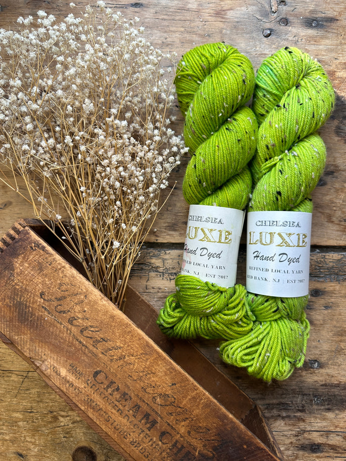 Chelsea Luxe DK Tweed Lime