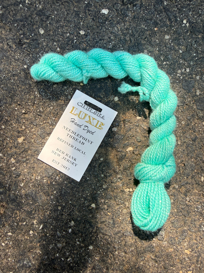 Chelsea Luxe Glitter Needlepoint Thread Aqua