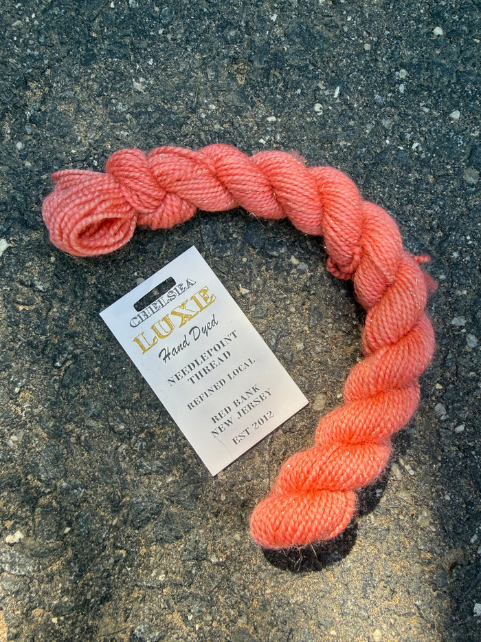 Chelsea Luxe Glitter Needlepoint Thread Coral Gables