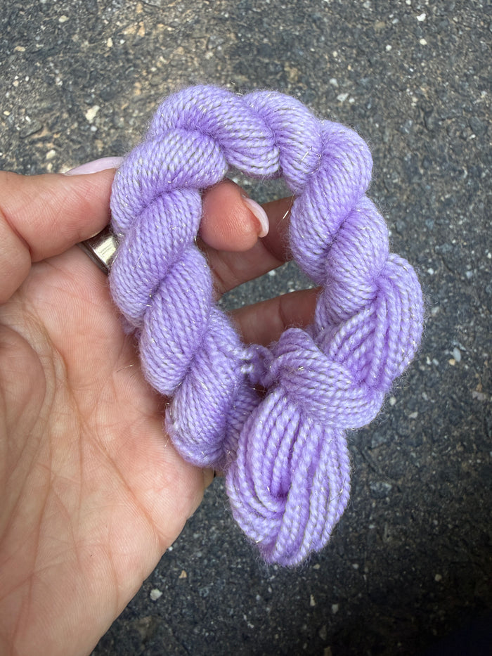 Chelsea Luxe Glitter Needlepoint Thread Goober Grape