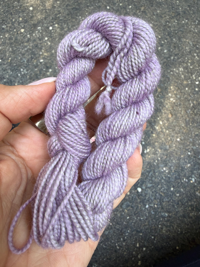 Chelsea Luxe Glitter Needlepoint Thread Lavender Fields