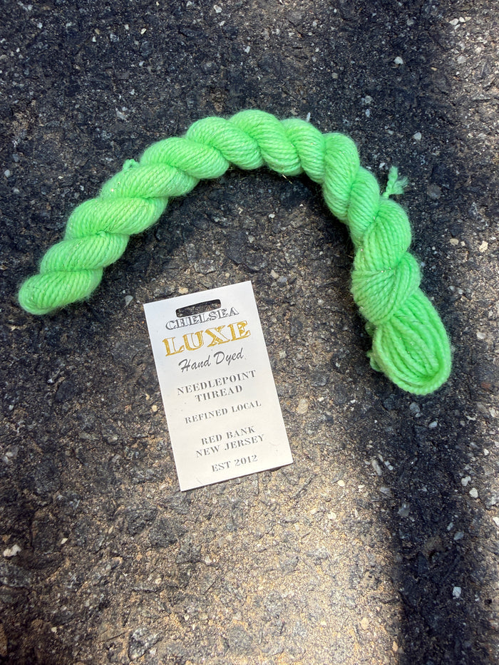 Chelsea Luxe Glitter Needlepoint Thread Lime