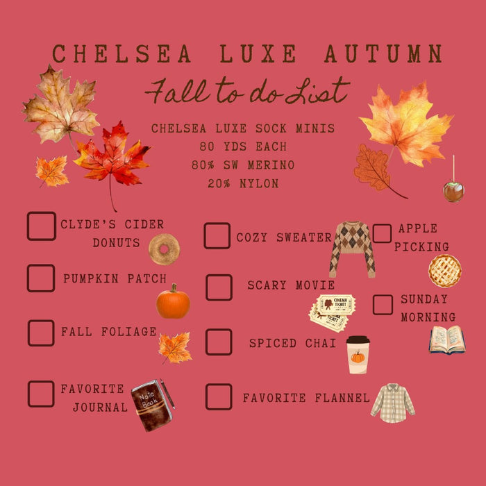 Chelsea Luxe Mini Skein Kit Fall To Do List 2026