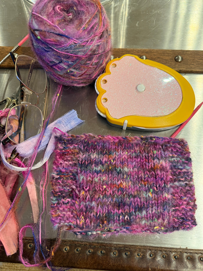 Chelsea Luxe Neon Sprinkle Tweed Custom Yarncentrick Colorway
