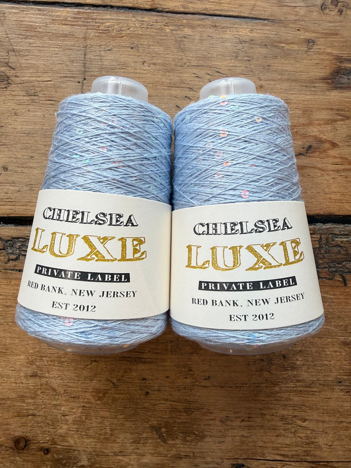 Chelsea Luxe Private Label Lumina Baby Blue 3mm Iridescent Sequins
