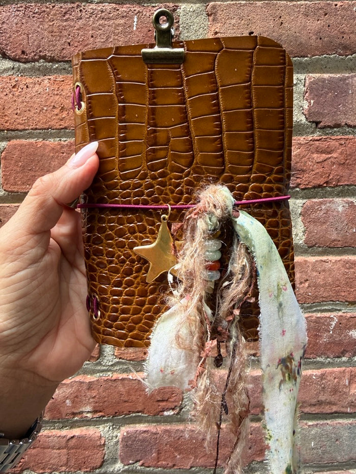 Chelsea Notes Passport Leather Journal Color Whiskey Dreams