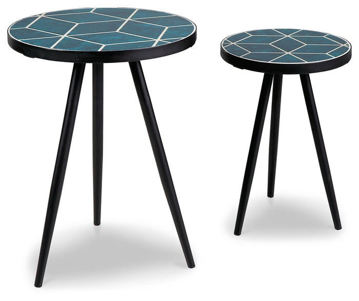 Clairbelle Teal Accent Table