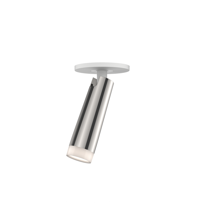 Clear Deckenstrahler von GRAU mit minimalistischer Form aus Metall und dimmbarer LED-Leuchte für warmes Licht.