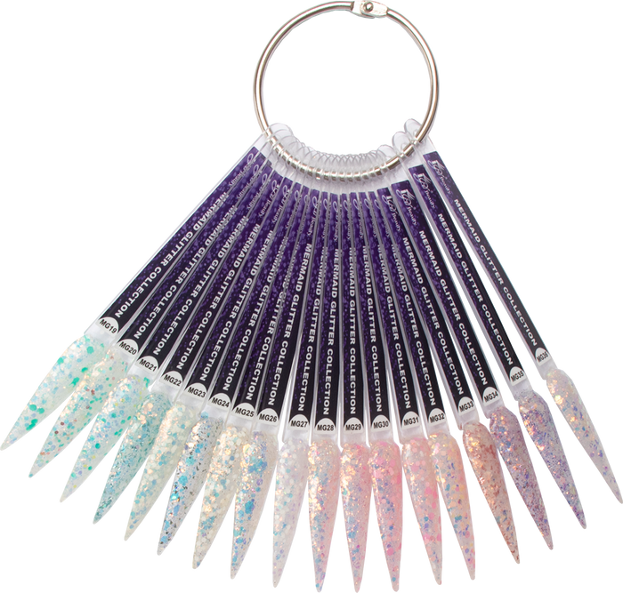 Color Swatch - Mermaid Glitter Collection MG 1 - 36