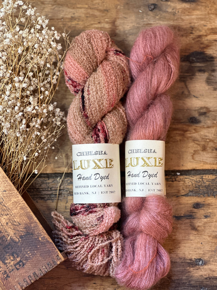 Cozy Cardi Sweater Kit Color Way Passionfruit