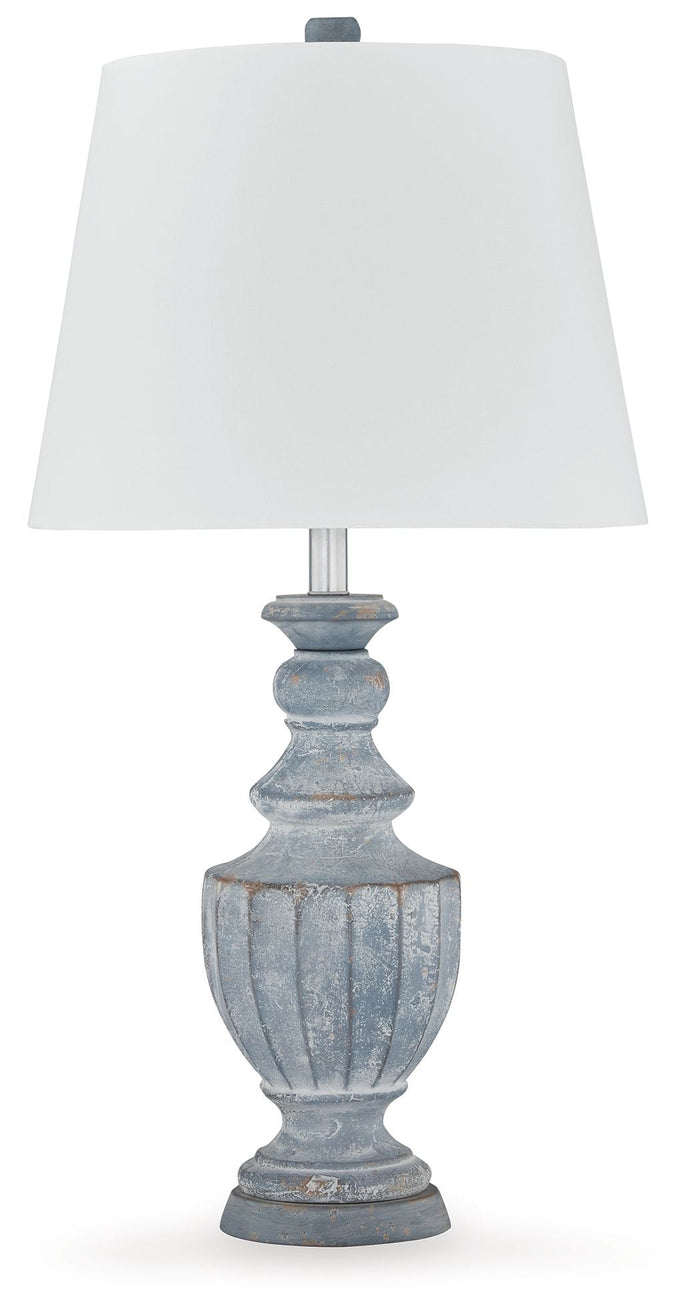Cylerick Antique Blue Terracotta Table Lamp