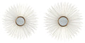 Doniel Antique Gold Finish Accent Mirror Set