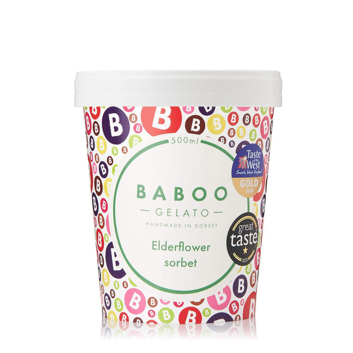 Elderflower sorbet – 500ml