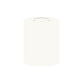 Ersatzglas TOO MINI von GRAU, zylindrisches Glas in Grau mit klarem Lichtdesign für moderne Designerleuchten.