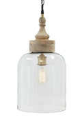 Faiz Transparent Glass Pendant Light