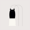 Minimalistische, moderne Fassungseinheit OH CHINA LED von GRAU mit klarer Form und hochwertigem Design für innovative Lichtkonzepte.