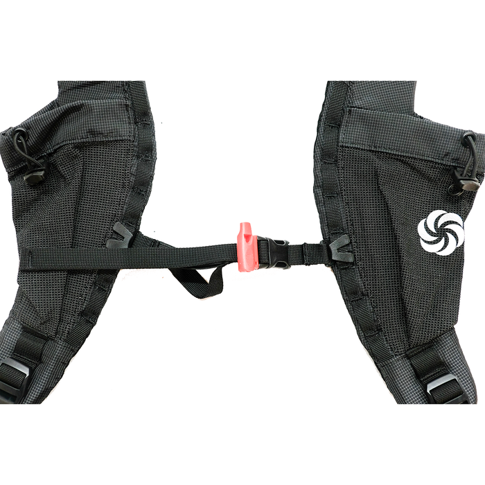 Flight S-Curve Shoulder Harness pocket detail