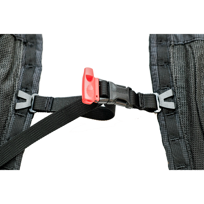 Flight Shoulder Harness sternum strap detail