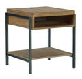 Fridley Brown / Black Rectangular End Table