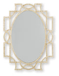 Fulkmore Antique Gold Finish Accent Mirror