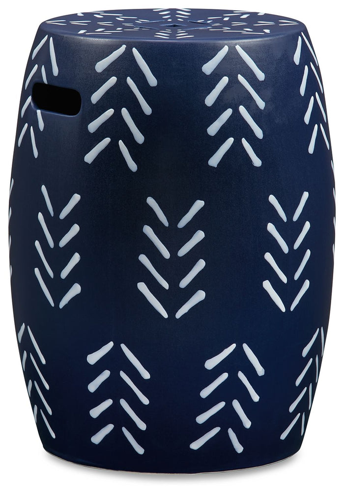 Genemore Navy / White Stool