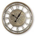 Gilover Champagne Finish Wall Clock