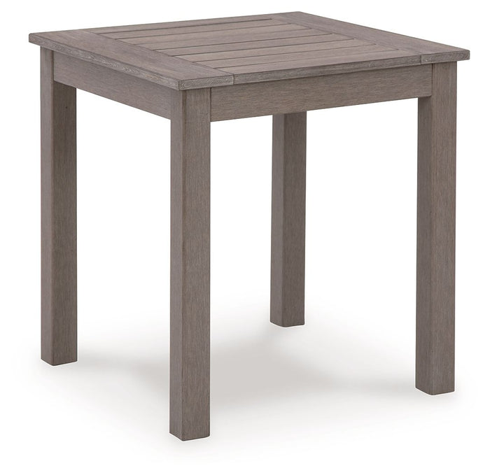 Hillside Barn Brown Square End Table