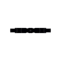 HV-Halogenlampe OVAL 48W, R7s, 74.9mm von GRAU B2C mit klarer, länglicher Form und präziser Glaskonstruktion für modernes Lichtdesign.