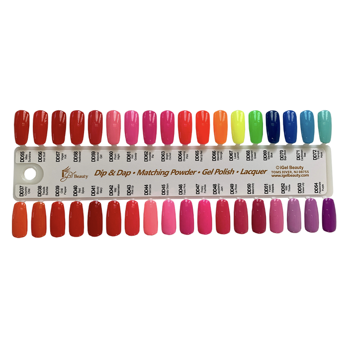 iGel Dip & Dap Color Chart 1-247
