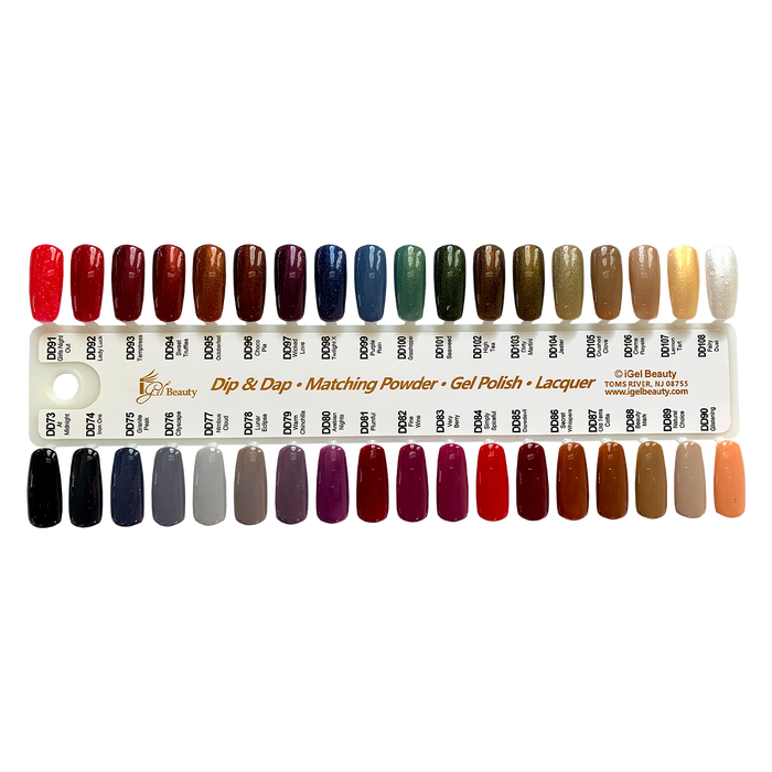 iGel Dip & Dap Color Chart 1-247