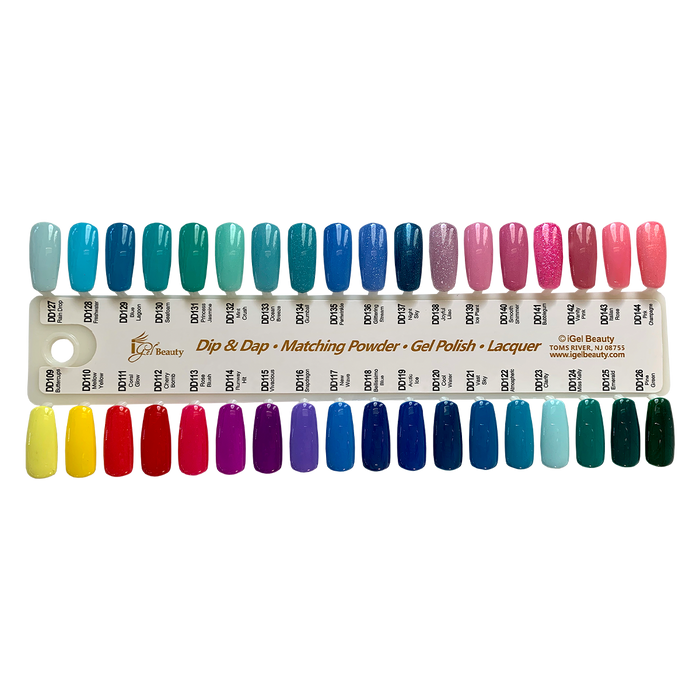 iGel Dip & Dap Color Chart 1-247