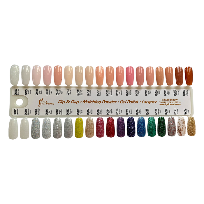 iGel Dip & Dap Color Chart 1-247