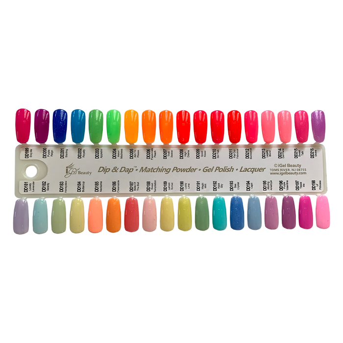 iGel Dip & Dap Color Chart 1-247
