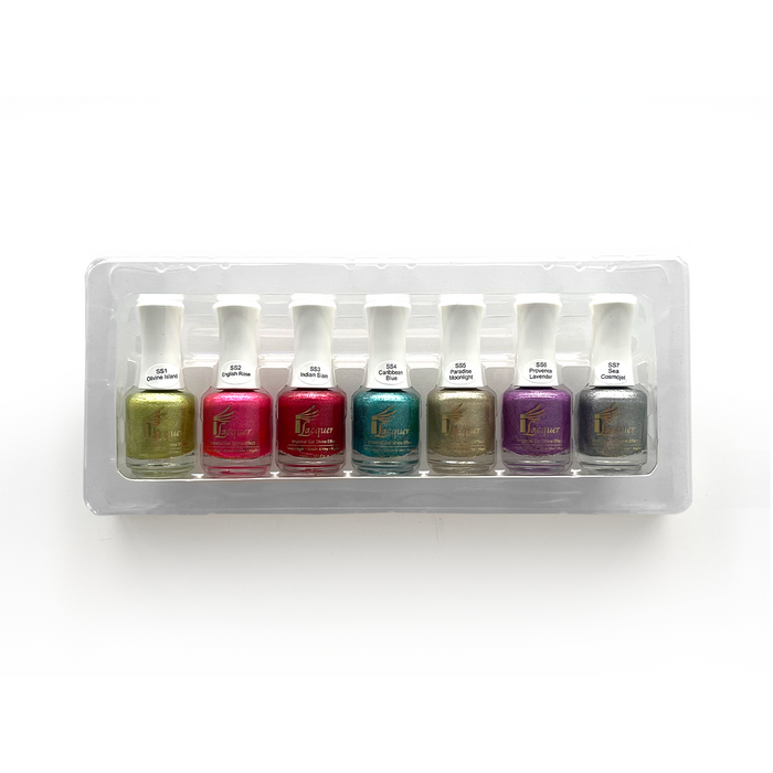 iGel SPARKLES IN THE SAND 7-Piece Set Gel-Hybrid Lacquer
